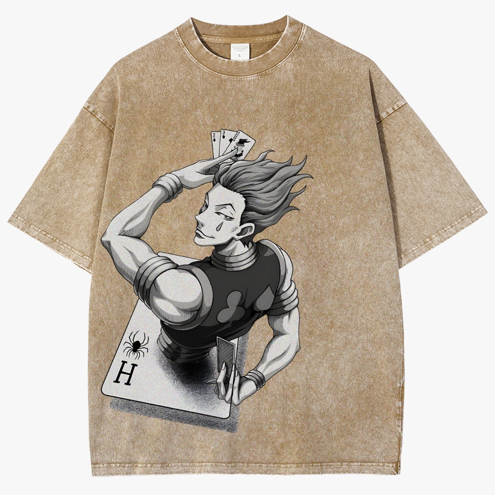 Hunter X Hunter Unisex Fit Washed T-Shirt