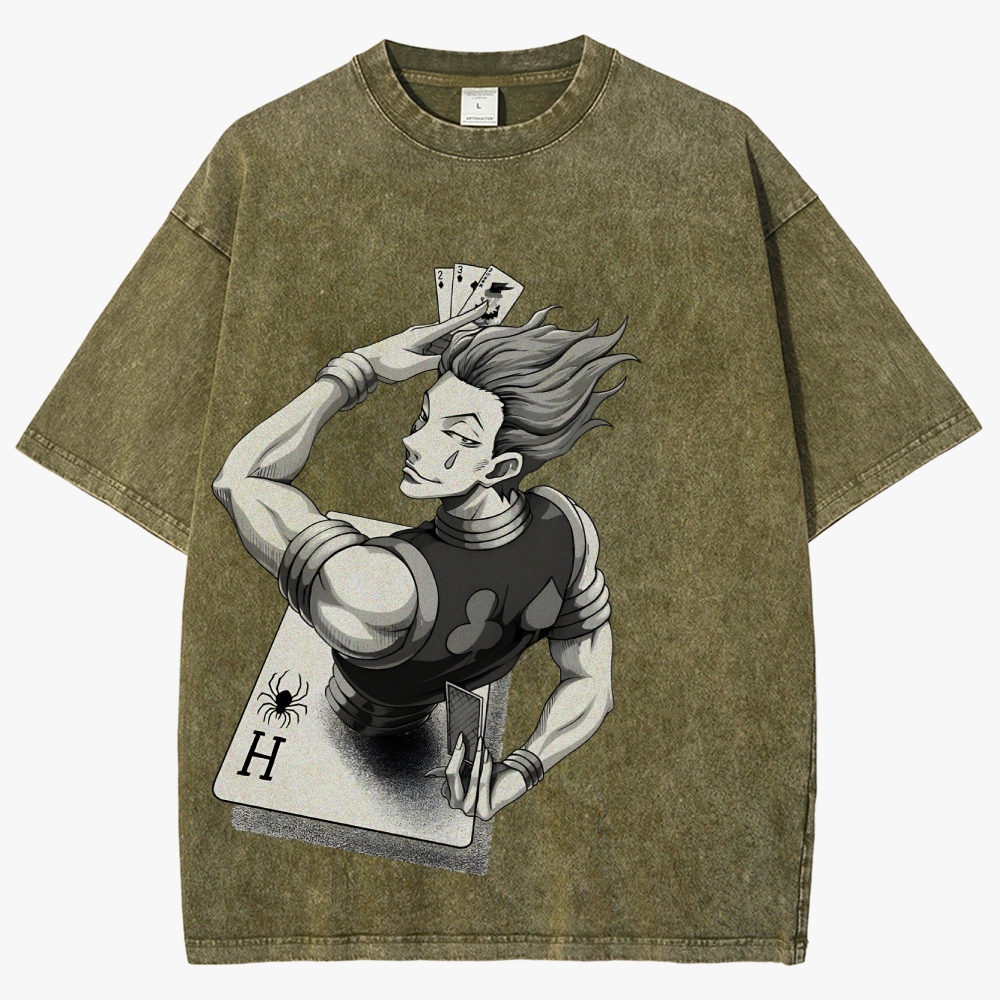 Hunter X Hunter Unisex Fit Washed T-Shirt
