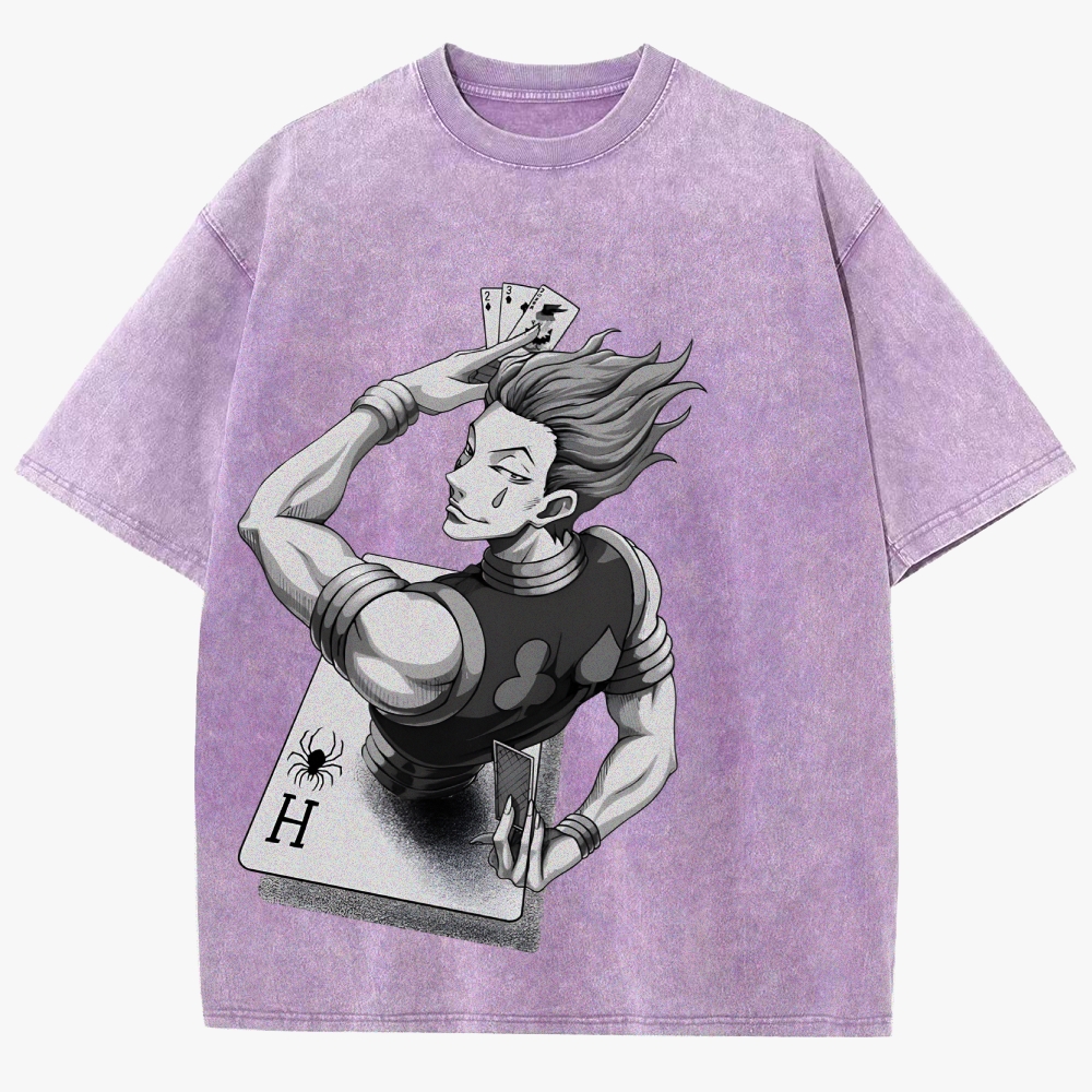 Hunter X Hunter Unisex Fit Washed T-Shirt