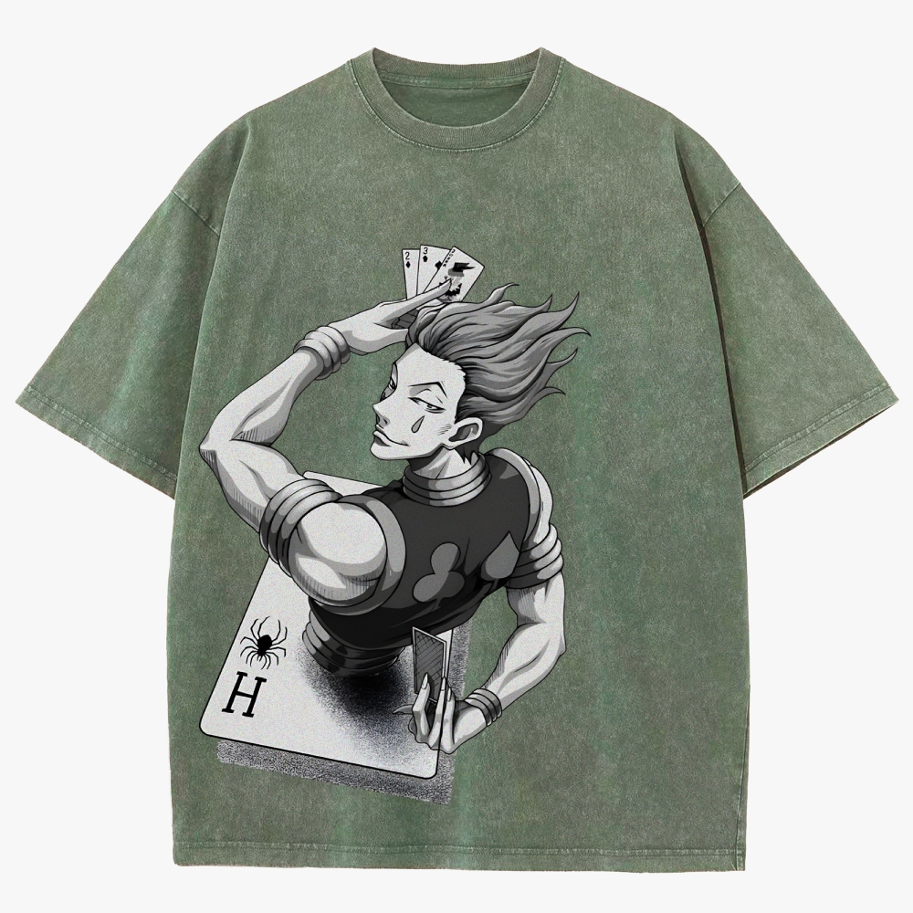 Hunter X Hunter Unisex Fit Washed T-Shirt