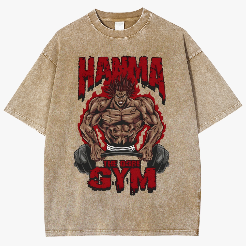 Baki Unisex Fit Washed T-Shirt