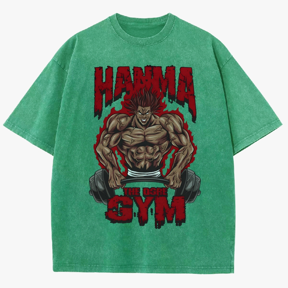 Baki Unisex Fit Washed T-Shirt