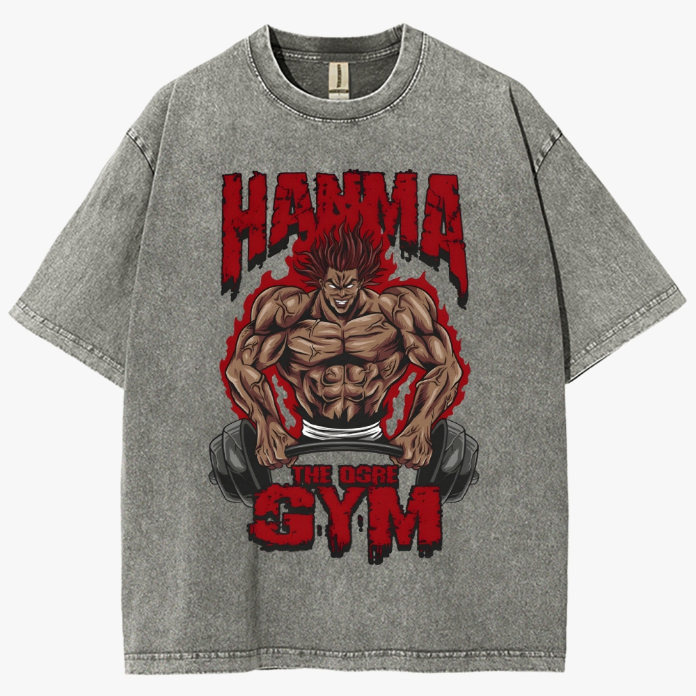 Baki Unisex Fit Washed T-Shirt