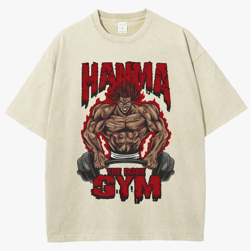 Baki Unisex Fit Washed T-Shirt