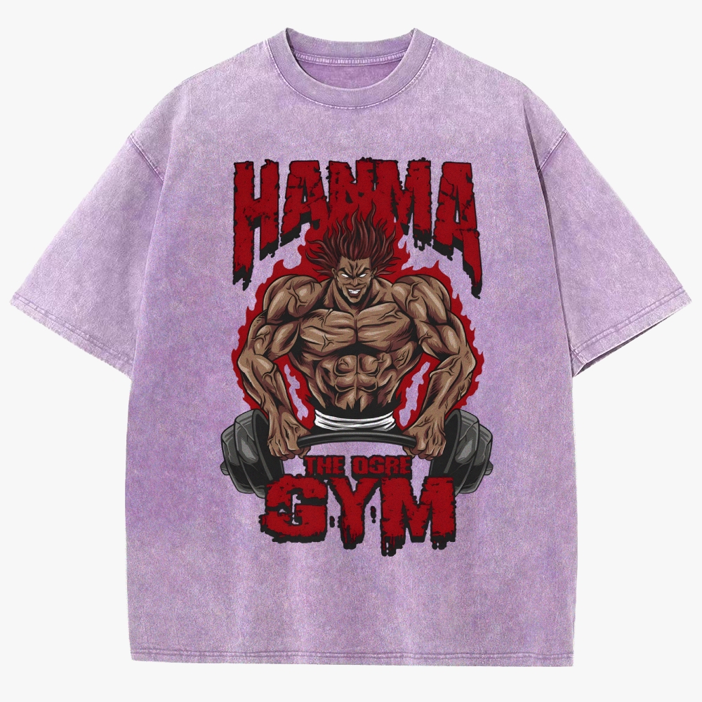 Baki Unisex Fit Washed T-Shirt