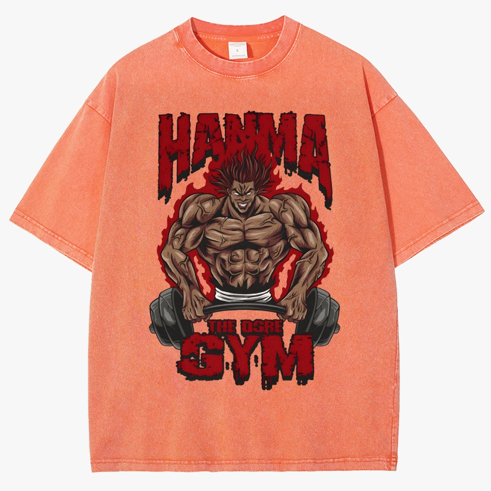 Baki Unisex Fit Washed T-Shirt