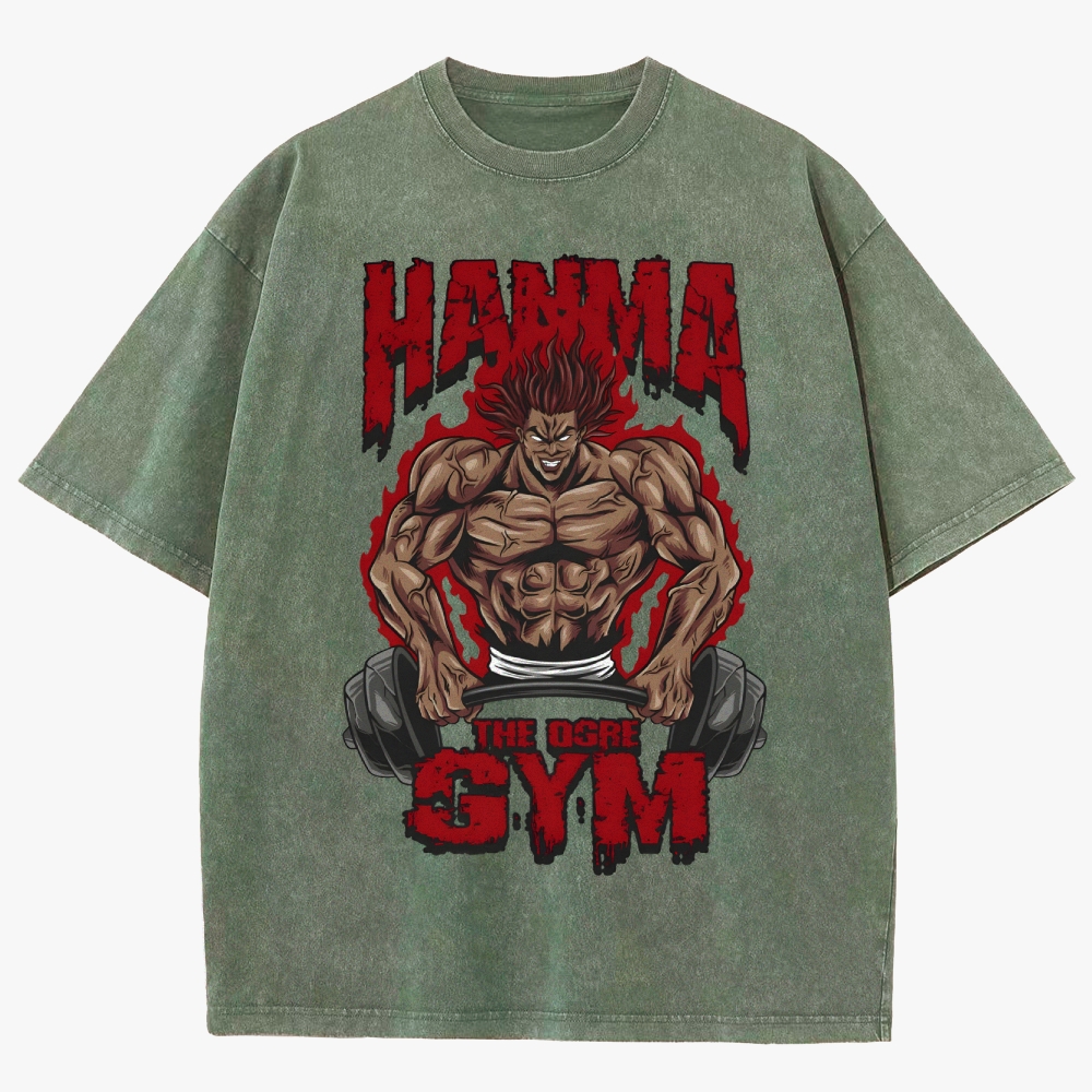 Baki Unisex Fit Washed T-Shirt