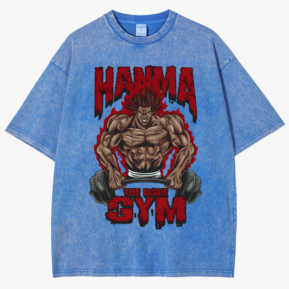 Baki Unisex Fit Washed T-Shirt