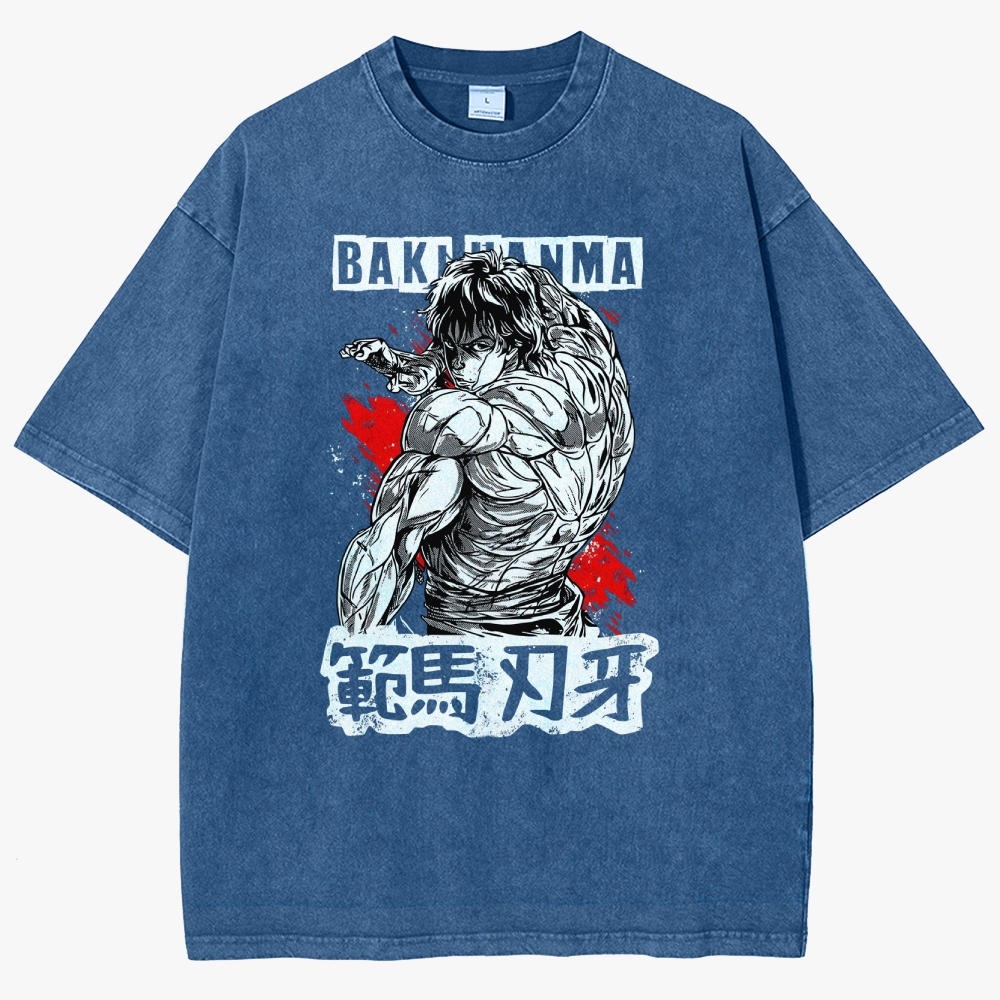 Baki Unisex Fit Washed T-Shirt