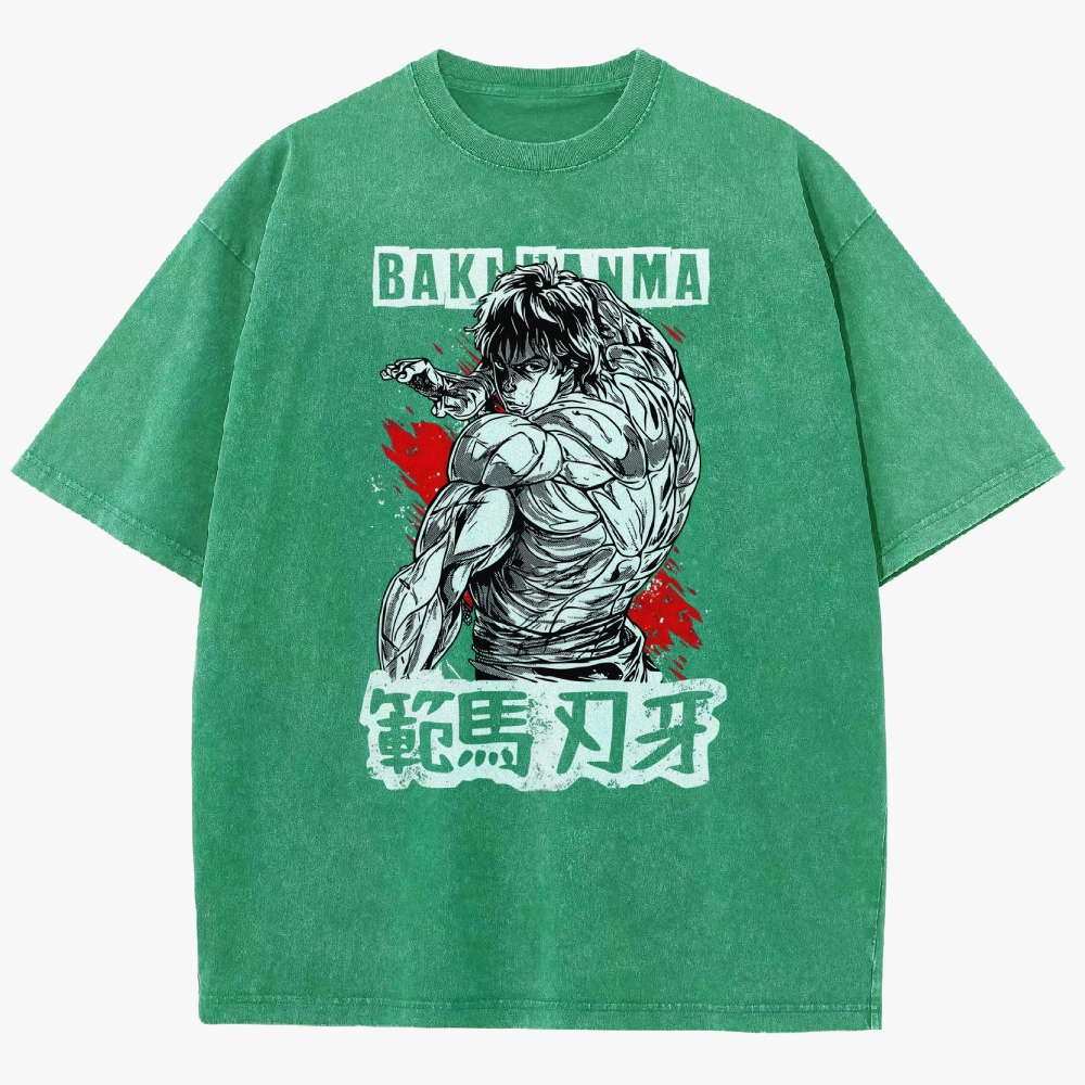 Baki Unisex Fit Washed T-Shirt