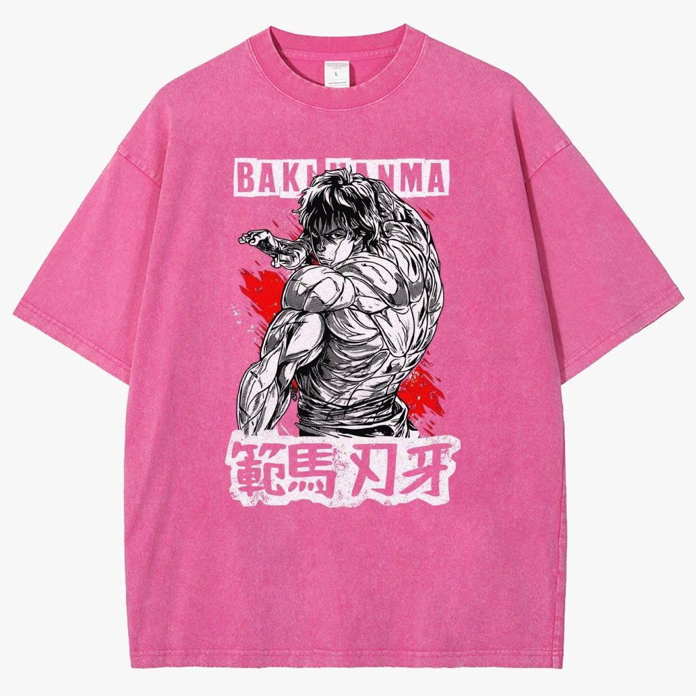 Baki Unisex Fit Washed T-Shirt