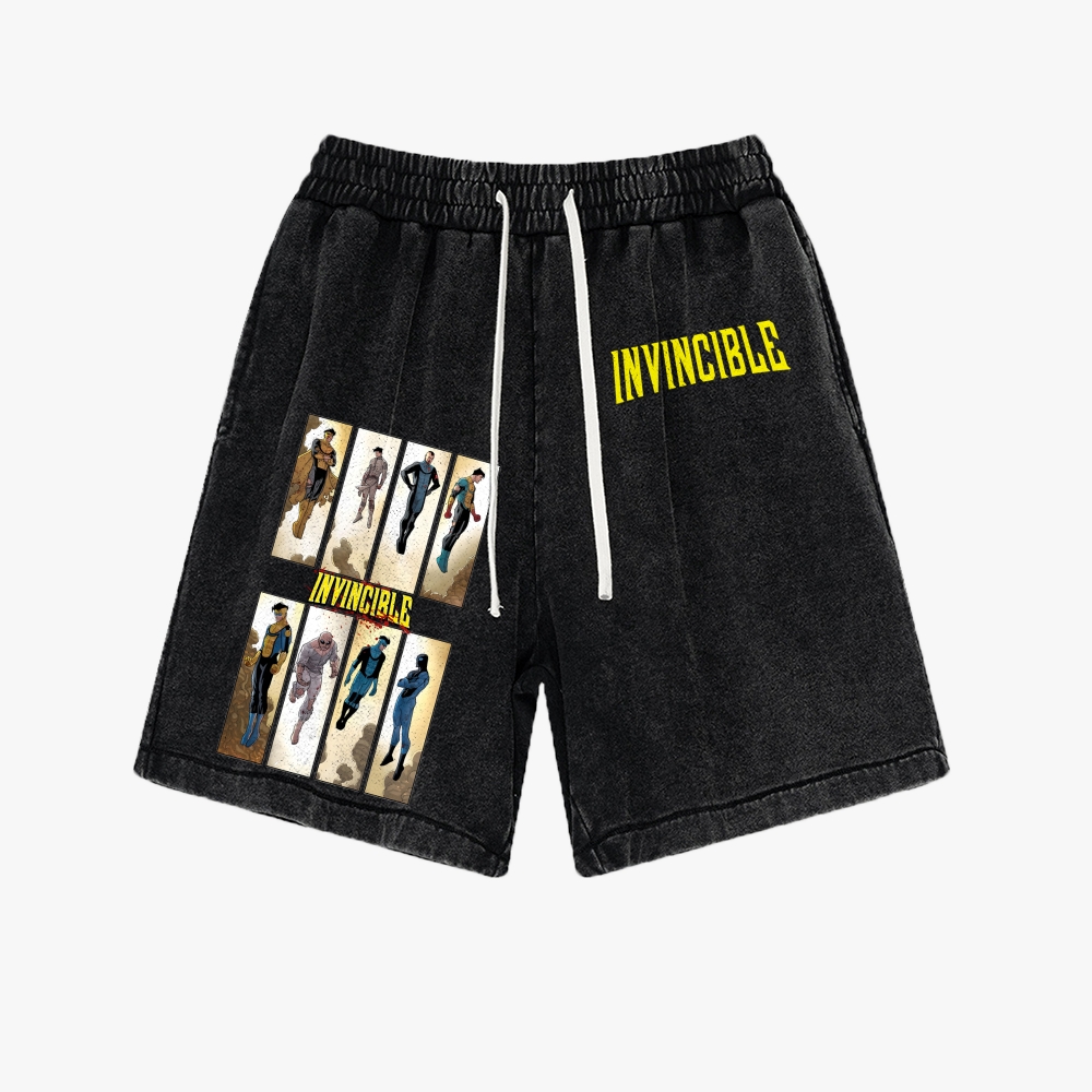Invincible Washed Vintage Shorts