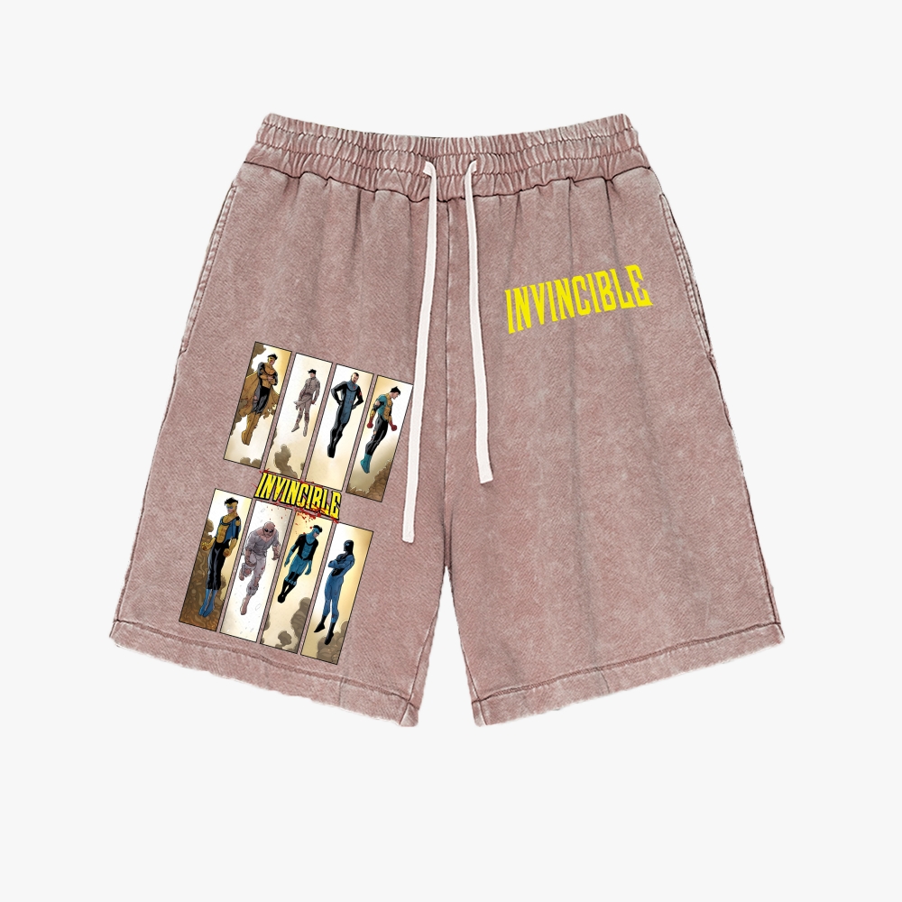 Invincible Washed Vintage Shorts