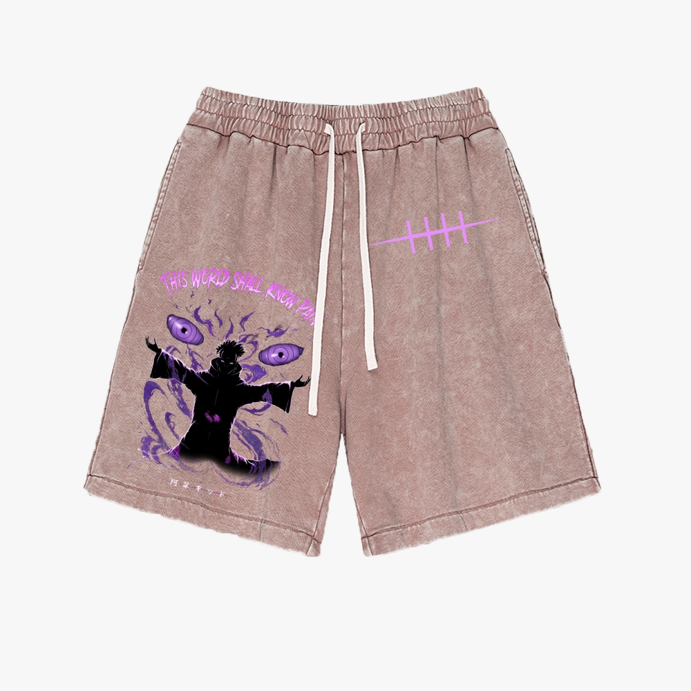 Naruto Washed Vintage Shorts