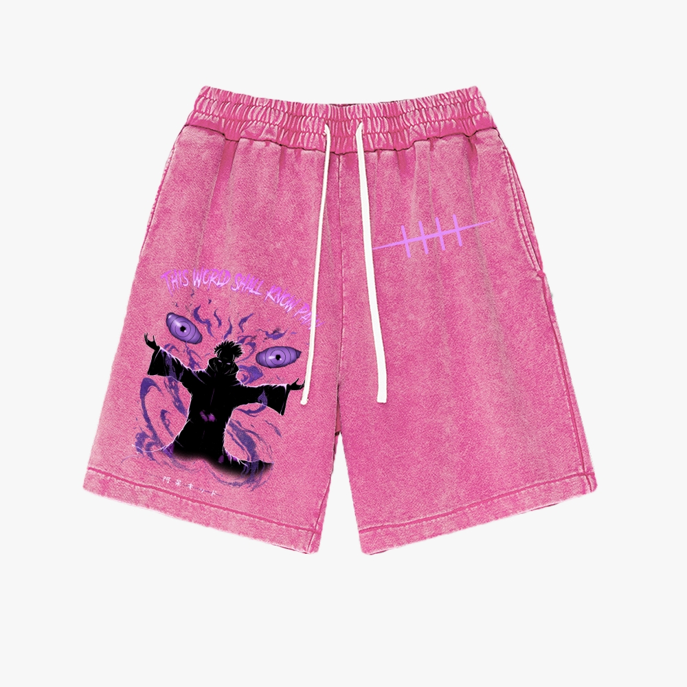 Naruto Washed Vintage Shorts
