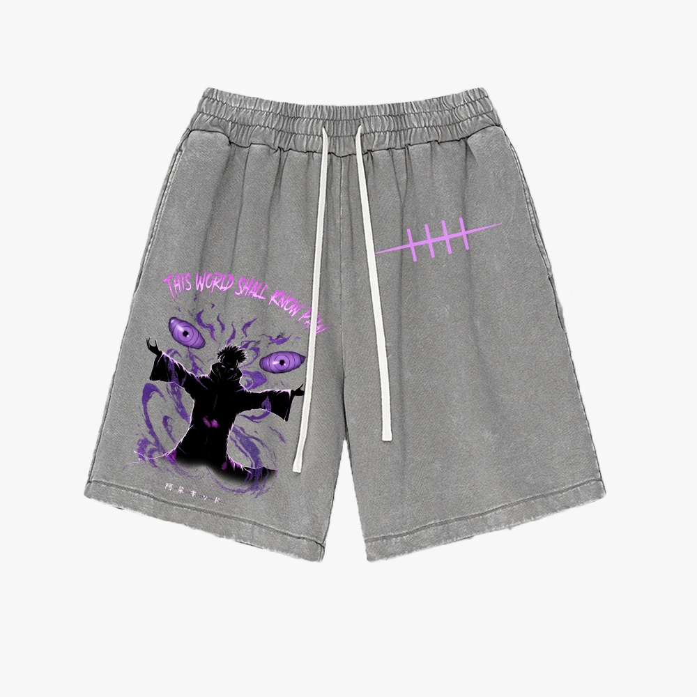 Naruto Washed Vintage Shorts
