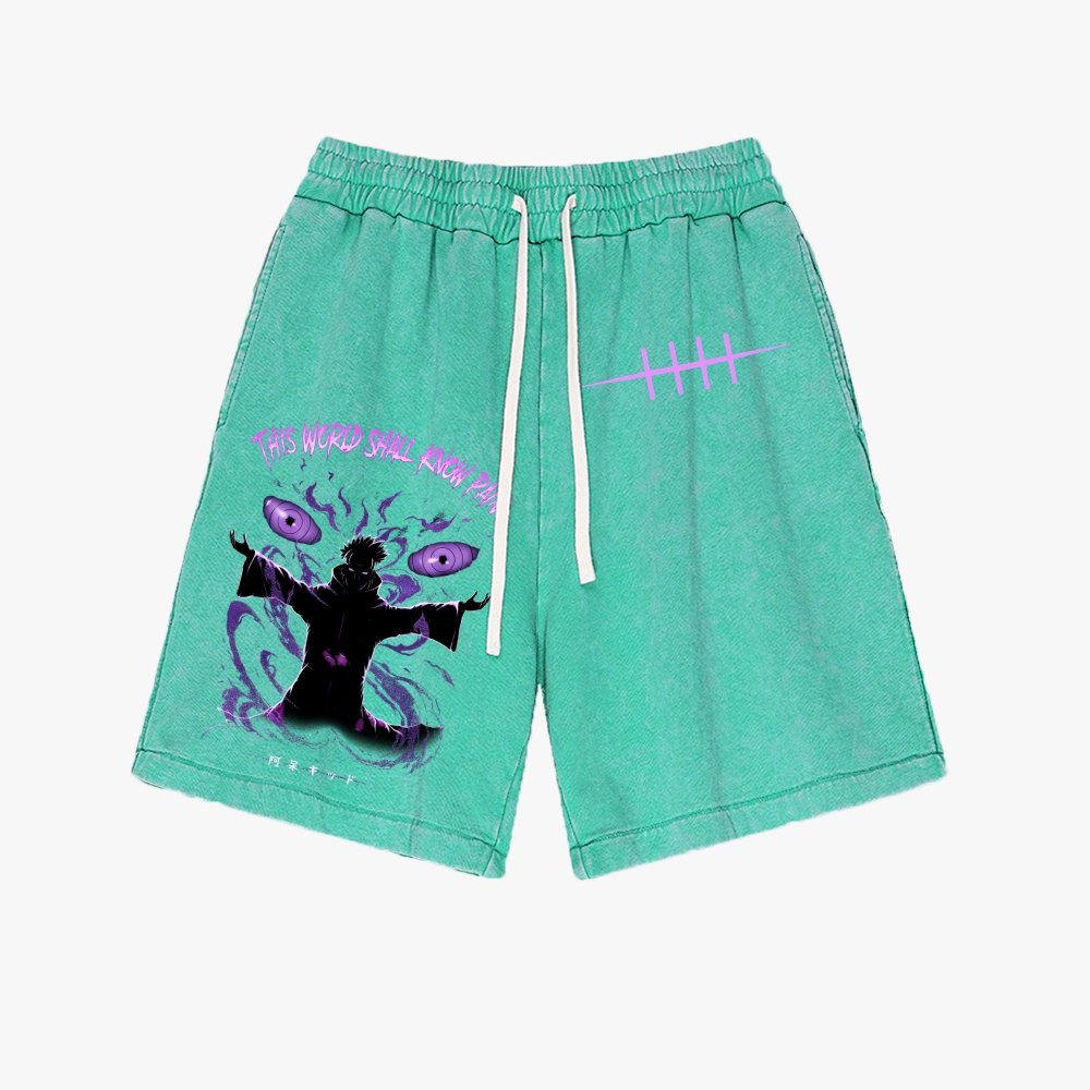 Naruto Washed Vintage Shorts