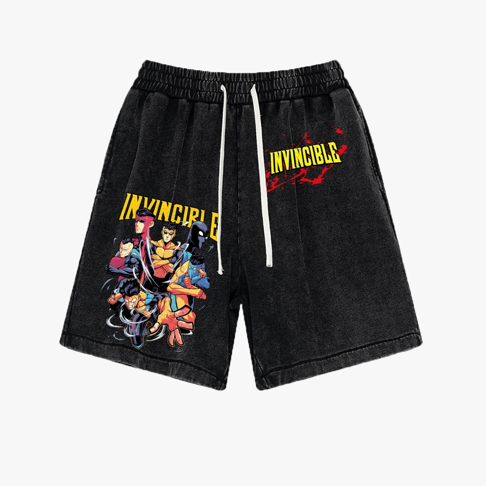 Invincible Washed Vintage Shorts