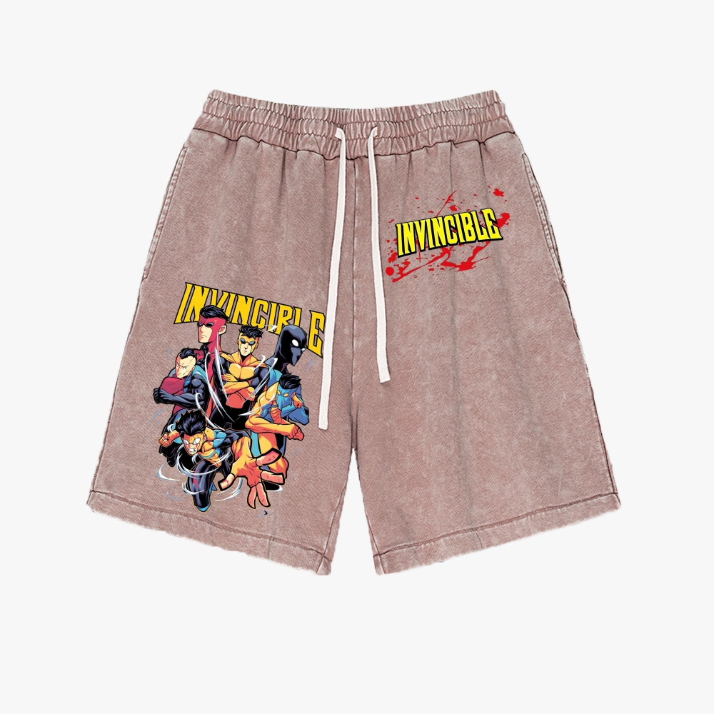 Invincible Washed Vintage Shorts