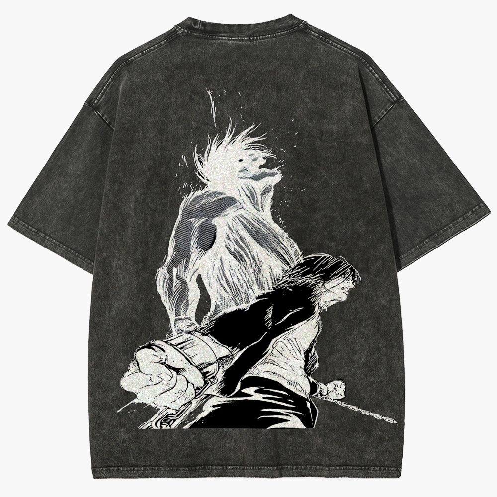 Attack On Titan  Unisex Fit Washed T-Shirt