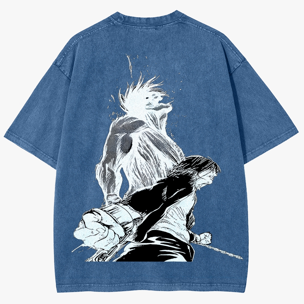 Attack On Titan  Unisex Fit Washed T-Shirt