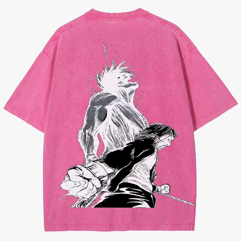 Attack On Titan  Unisex Fit Washed T-Shirt