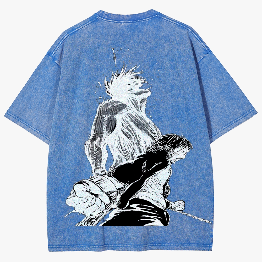 Attack On Titan  Unisex Fit Washed T-Shirt