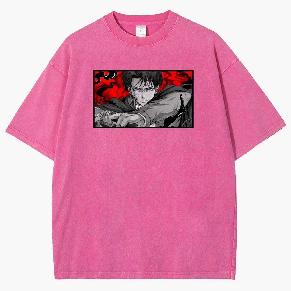 Attack On Titan Unisex Fit Washed T-Shirt