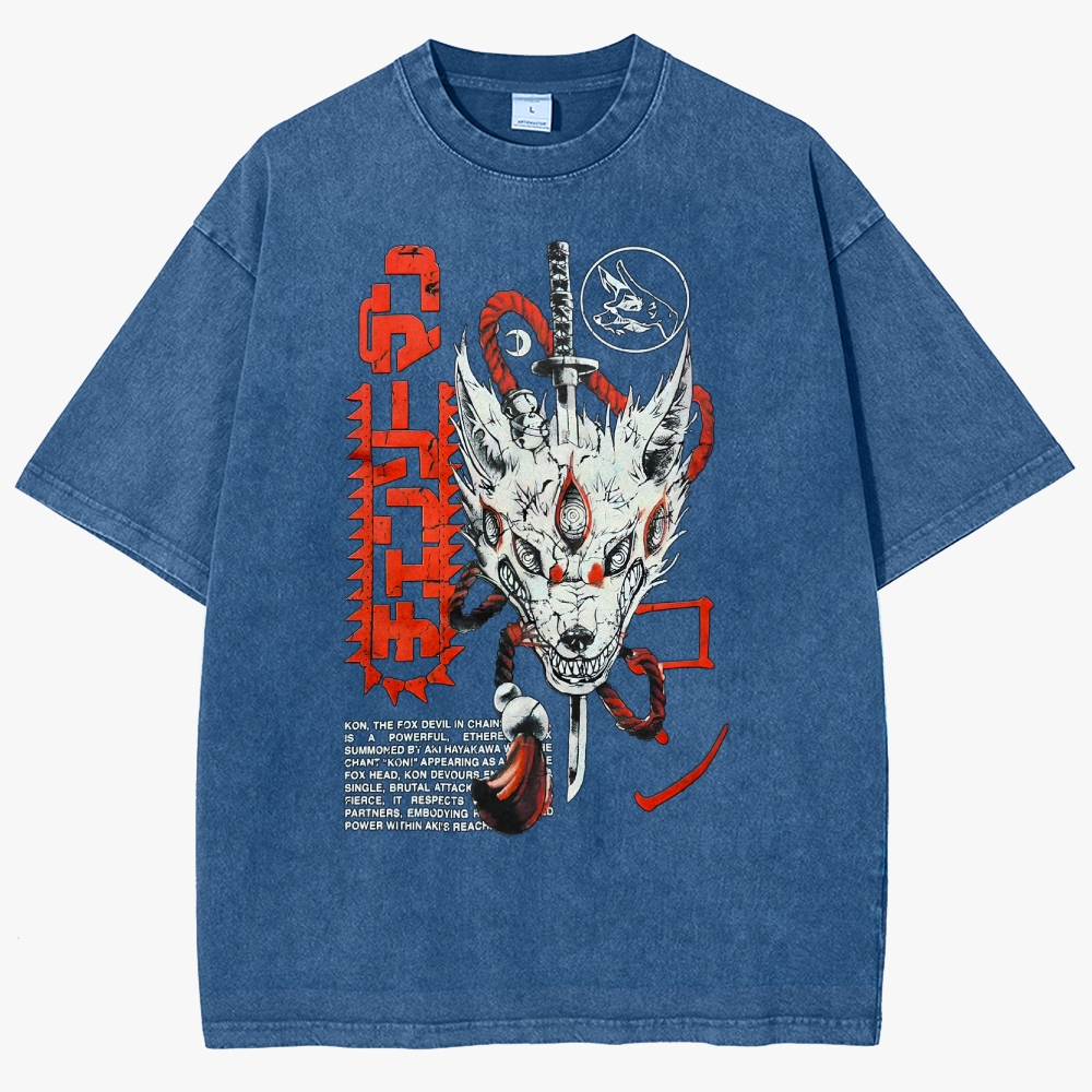 Chainsaw Man Unisex Fit Washed T-Shirt