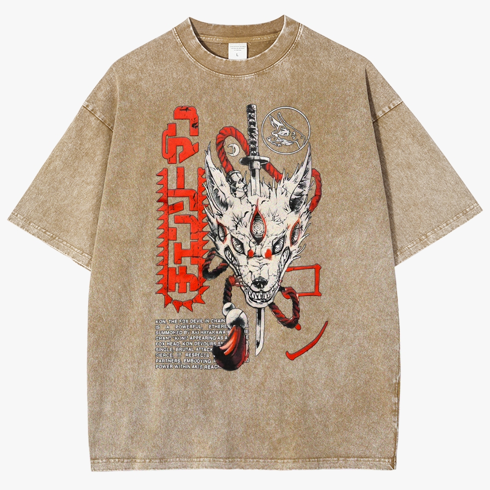 Chainsaw Man Unisex Fit Washed T-Shirt