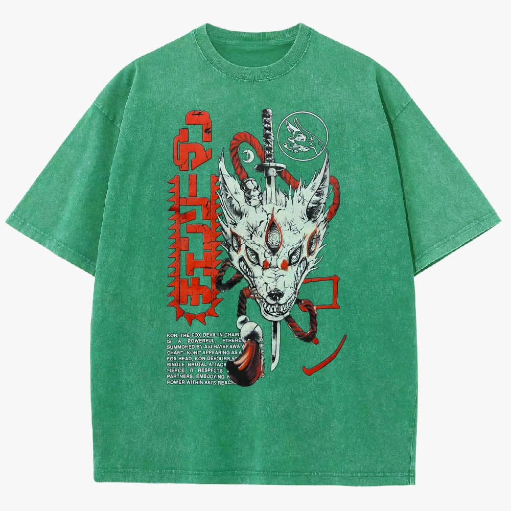 Chainsaw Man Unisex Fit Washed T-Shirt