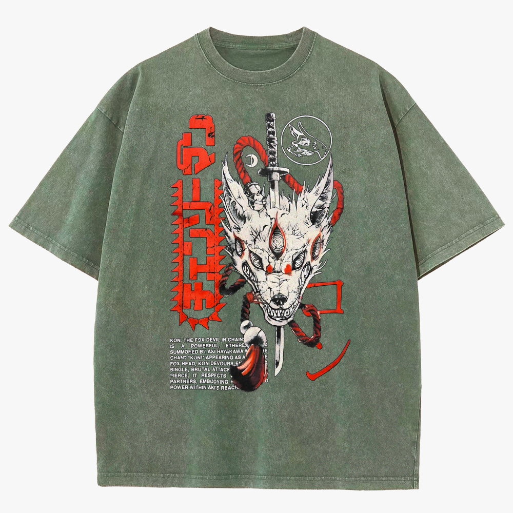 Chainsaw Man Unisex Fit Washed T-Shirt