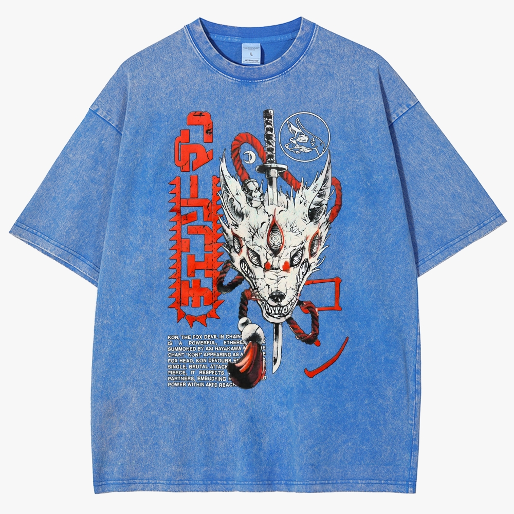Chainsaw Man Unisex Fit Washed T-Shirt