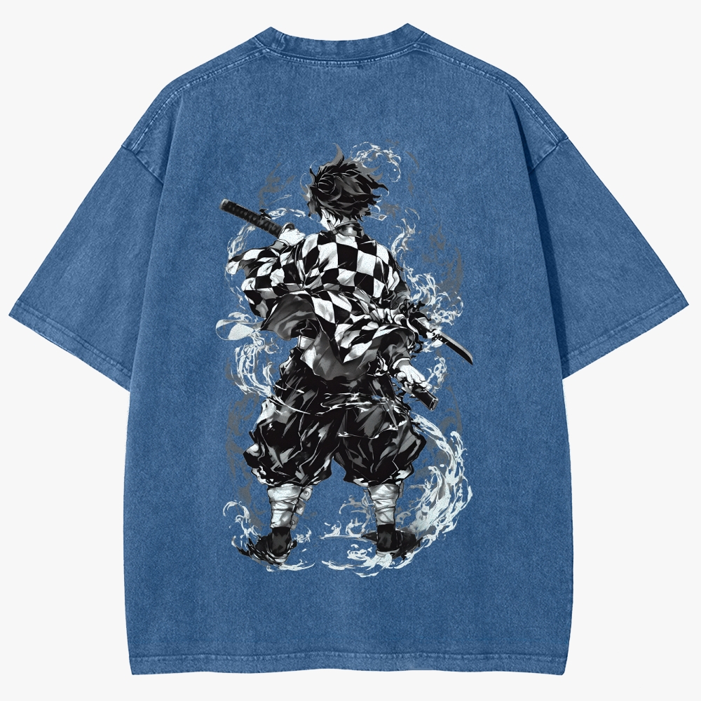 Demon slayer Unisex Fit Washed T-Shirt