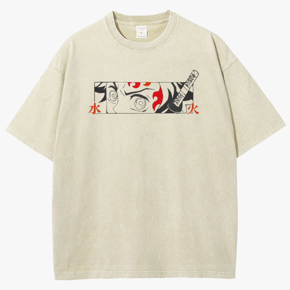 Demon slayer Unisex Fit Washed T-Shirt