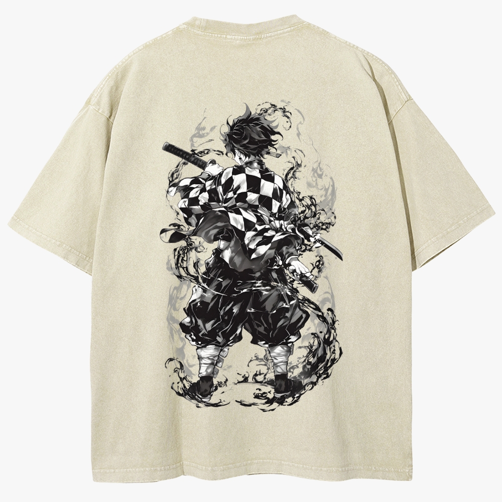Demon slayer Unisex Fit Washed T-Shirt