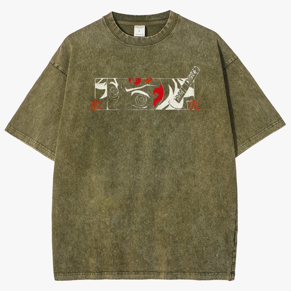 Demon slayer Unisex Fit Washed T-Shirt