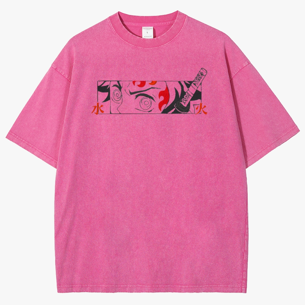 Demon slayer Unisex Fit Washed T-Shirt