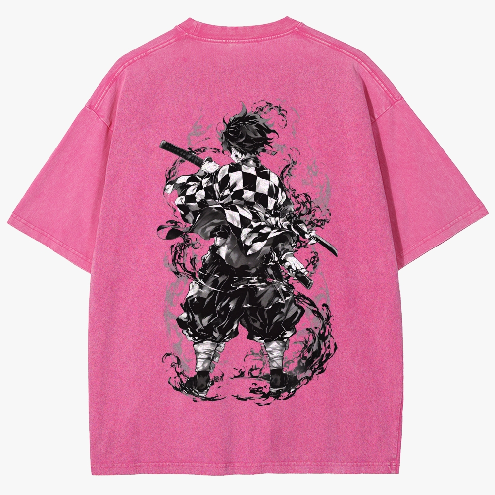 Demon slayer Unisex Fit Washed T-Shirt