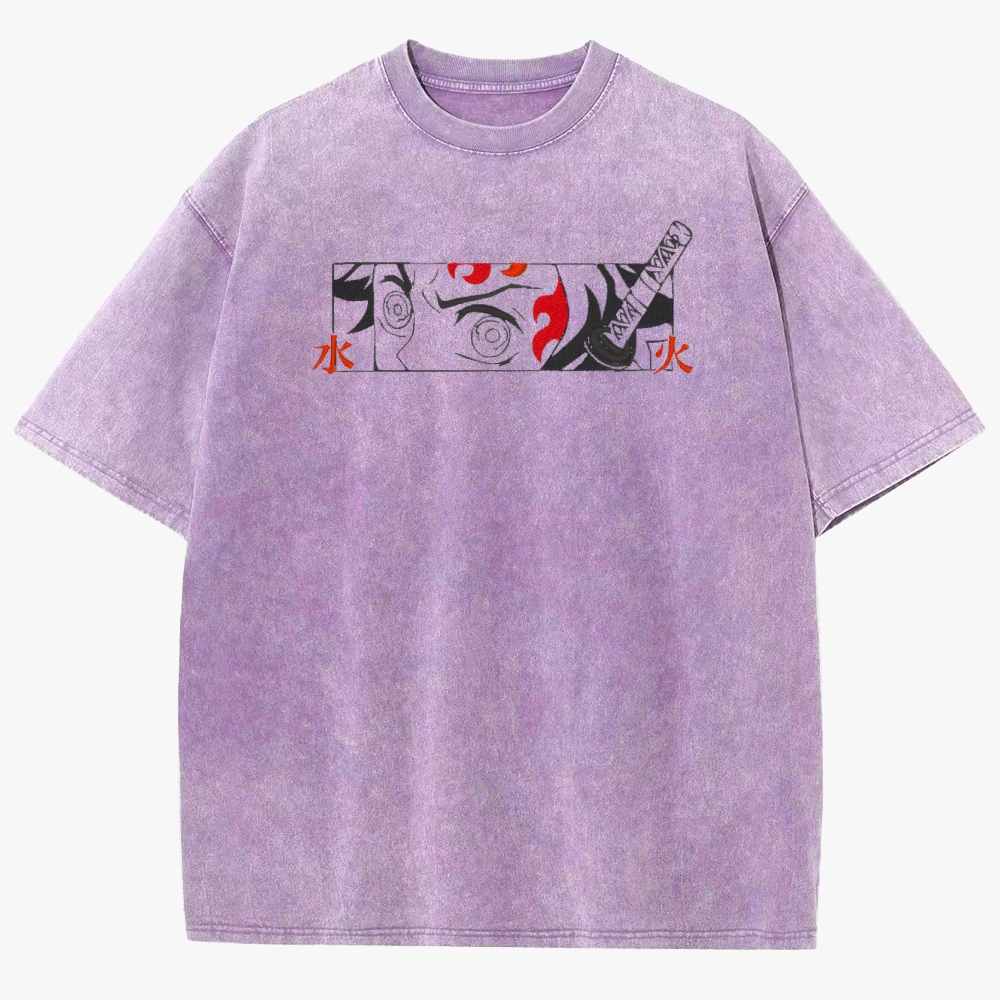 Demon slayer Unisex Fit Washed T-Shirt