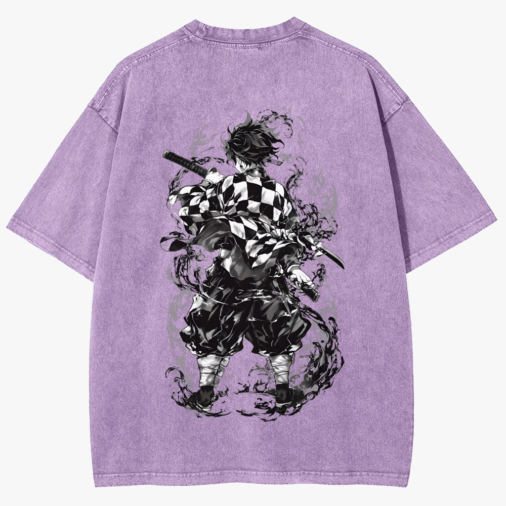 Demon slayer Unisex Fit Washed T-Shirt