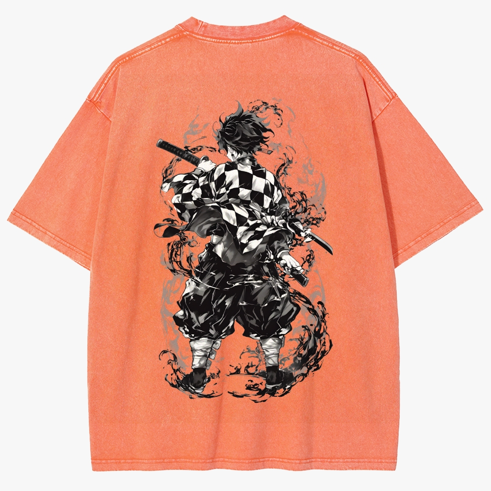 Demon slayer Unisex Fit Washed T-Shirt