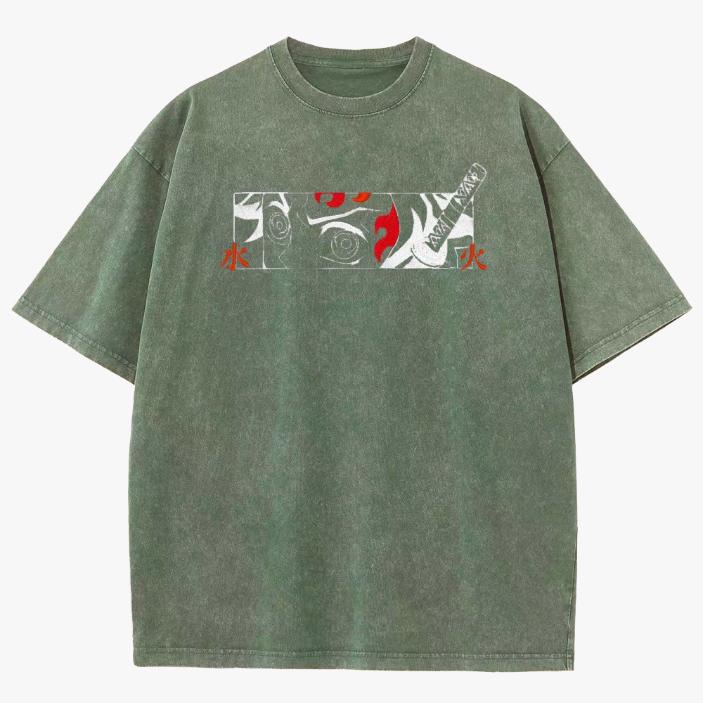 Demon slayer Unisex Fit Washed T-Shirt