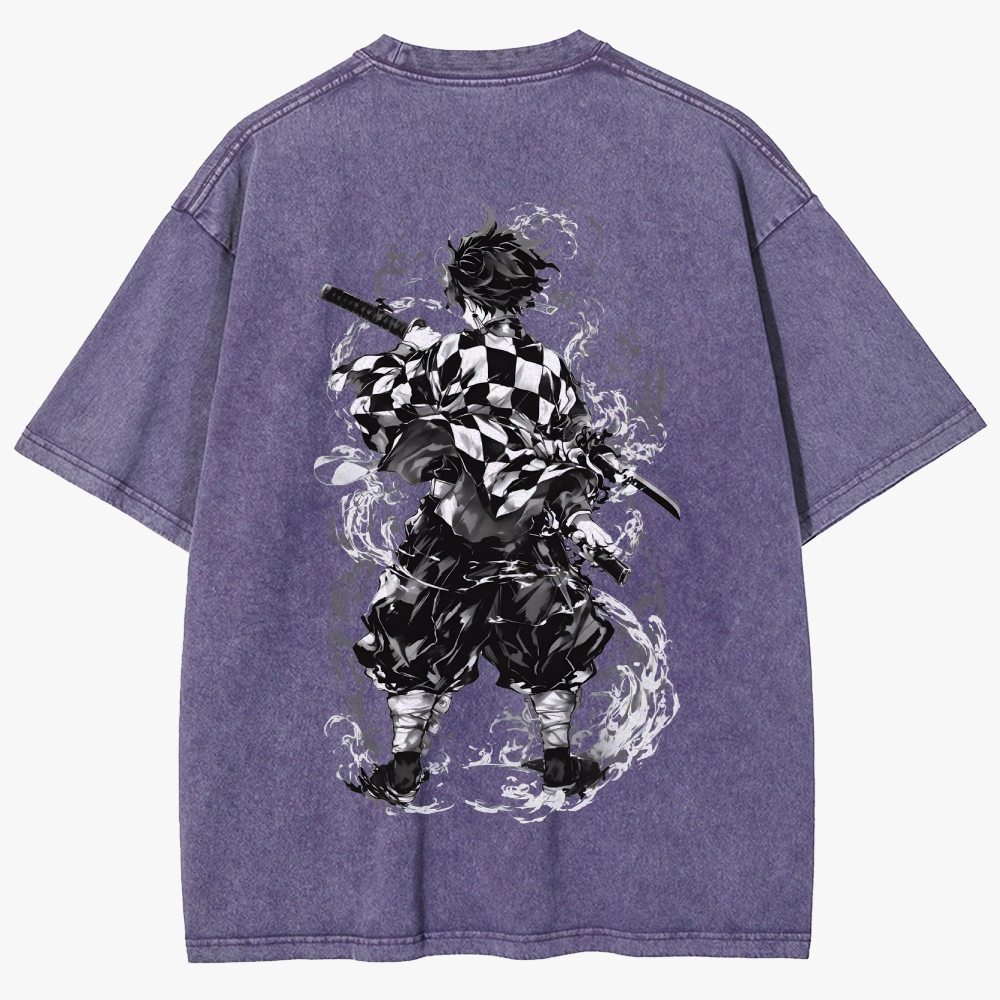Demon slayer Unisex Fit Washed T-Shirt