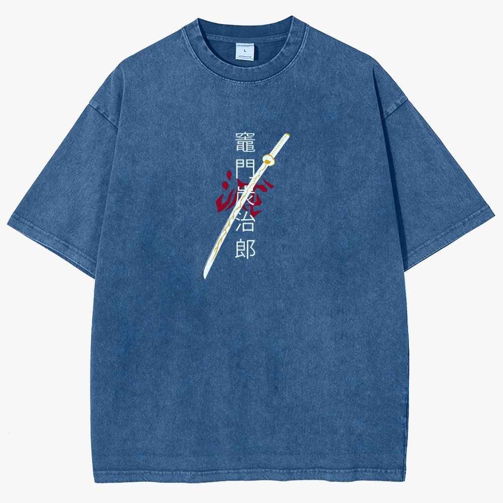 Demon slayer Unisex Fit Washed T-Shirt