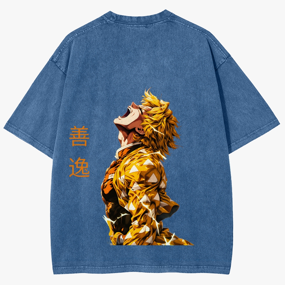 Demon slayer Unisex Fit Washed T-Shirt