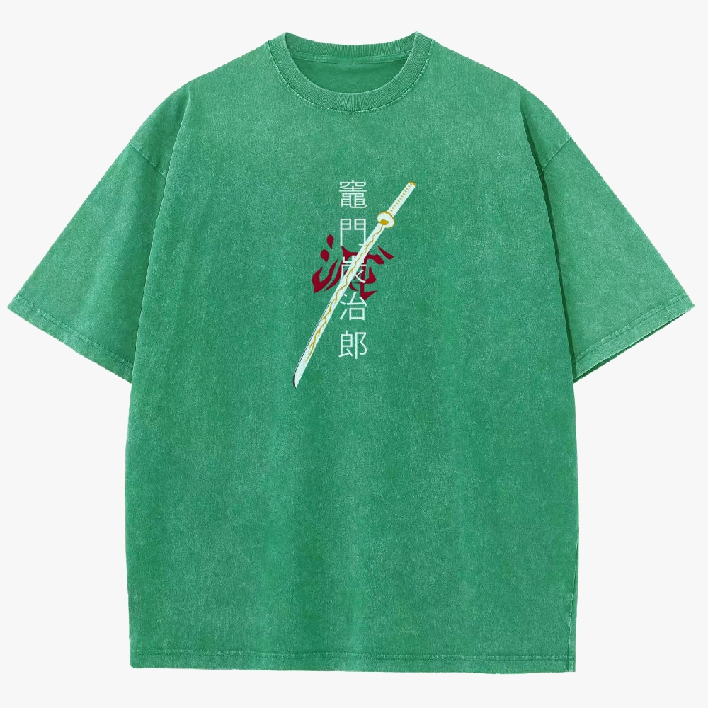 Demon slayer Unisex Fit Washed T-Shirt