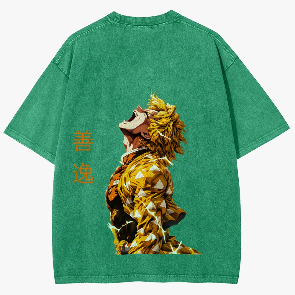 Demon slayer Unisex Fit Washed T-Shirt