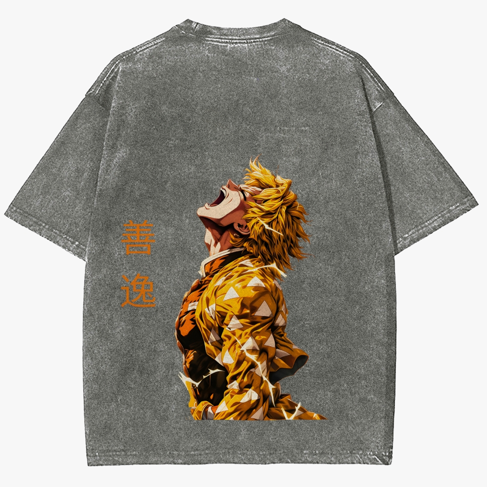 Demon slayer Unisex Fit Washed T-Shirt