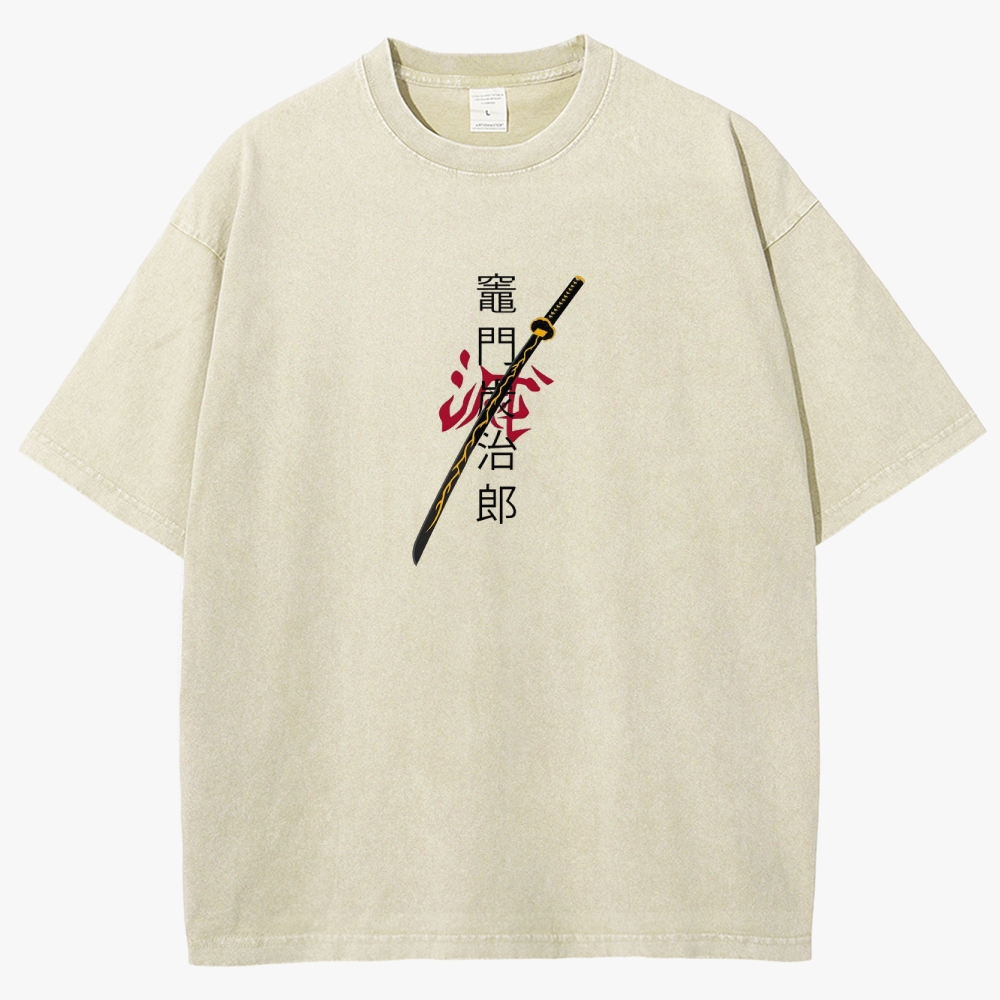 Demon slayer Unisex Fit Washed T-Shirt